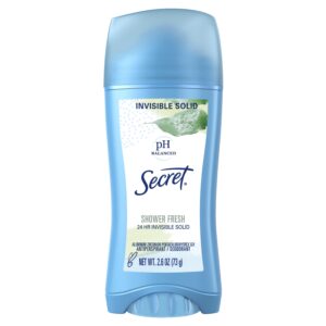Secret Invisible Solid Antiperspirant Deodorant, Shower Fresh, 2.6 oz - Image 5