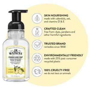 J.R. Watkins Foaming Hand Soap, Lemon, Citrus Scent, 9 fl oz - Image 3