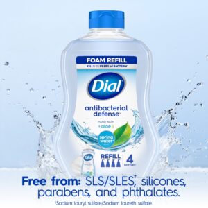 Dial Antibacterial Foaming Hand Wash Refill, Spring Water, 30 Ounce - Image 5