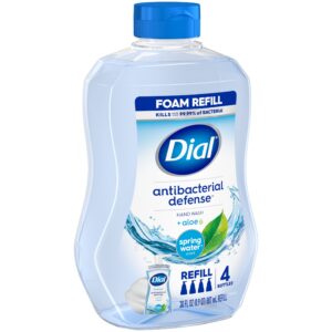 Dial Antibacterial Foaming Hand Wash Refill, Spring Water, 30 Ounce - Image 12