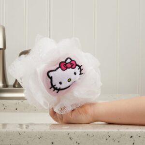Hello Kitty Kids Bath Loofah Pouf, Pink - Image 5