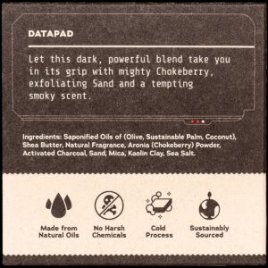 Dr. Squatch Dark Side Scrub Star Wars Natural Bar Soap for Men, 5 oz - Image 2