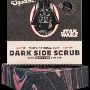 Dr. Squatch Dark Side Scrub Star Wars Natural Bar Soap for Men, 5 oz - Image 6