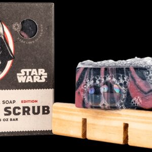 Dr. Squatch Dark Side Scrub Star Wars Natural Bar Soap for Men, 5 oz - Image 7