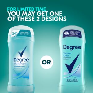 Degree Women's Long Lasting Antiperspirant Deodorant Stick, Shower Clean, 2.6 oz - Image 3