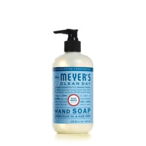 Mrs. Meyer's Clean Day Liquid Hand Soap, Rain Water Scent, 12.5 Ounce Bottle