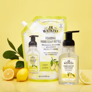 J.R. Watkins Foaming Hand Soap, Lemon Refill, Citrus Scent, 28 fl oz - Image 3