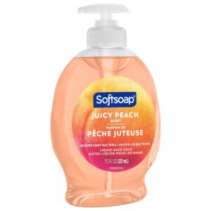 Softsoap Liquid Hand Soap, Kitchen and Bathroom Hand Soap, Juicy Peach, 7.5 Fluid Ounce Bottle - Image 14
