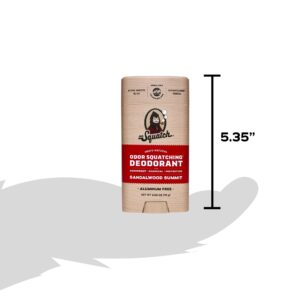 Dr. Squatch Coastal Sandalwood Summit Free Natural Deodorant Stick for Men, 2.65 oz - Image 7