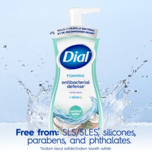 Dial Antibacterial Foaming Hand Wash, Coconut Water, 7.5 fl oz - Image 4