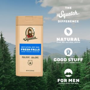Dr. Squatch Fresh Falls Natural Body Wash for Men, 14 fl oz - Image 2