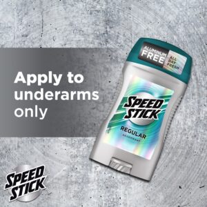 Speed Stick Men's Antiperspirant Deodorant, Regular, 3 oz, 4 Pack - Image 9