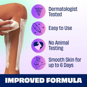 Nair Body Cream Hair Remover, Soothing Aloe & Water Lily, Body Hair Removal Cream for Women, 7.9 oz - Image 3