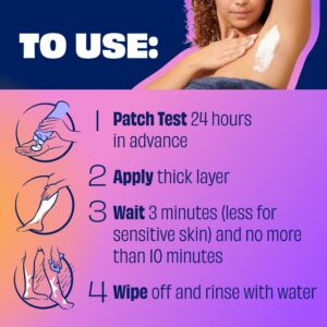 Nair Body Cream Hair Remover, Soothing Aloe & Water Lily, Body Hair Removal Cream for Women, 7.9 oz - Image 9