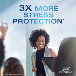 Secret Clinical Invisible Solid Antiperspirant and Deodorant for Women, Stress Response, 1.6 oz - Image 4