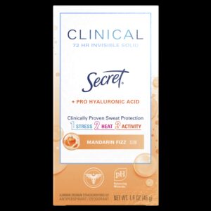 Secret Clinical Invisible Solid Antiperspirant and Deodorant for Women, Stress Response, 1.6 oz - Image 13