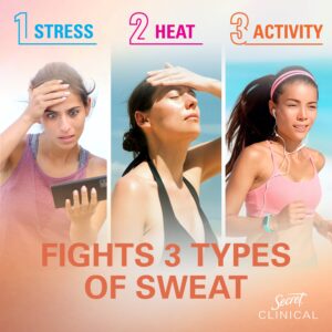 Secret Clinical Invisible Solid Antiperspirant and Deodorant for Women, Stress Response, 1.6 oz - Image 21