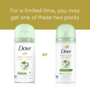 Dove Advanced Care Travel Size Antiperspirant Deodorant Dry Spray Cool Essentials Pro Ceramide Technology, 1 oz - Image 3