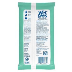 Wet Ones Extra Gentle Sensitive Skin Unscented Hand Wipes, 20 Ea - Image 2