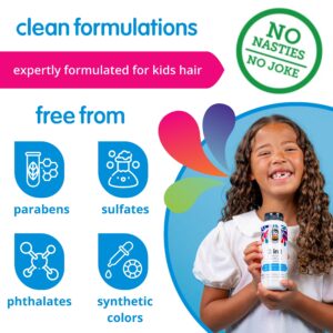 SoCozy Kid's 3-in-1 Moisturizing Shampoo & Conditioner Body Wash, for All Hair Types,16 fl oz - Image 5