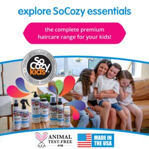 SoCozy Kid's 3-in-1 Moisturizing Shampoo & Conditioner Body Wash, for All Hair Types,16 fl oz - Image 6