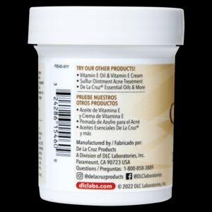 De La Cruz Expeller Pressed Coconut Oil for Dry Skin and Hair Moisturizer, 2.2 oz - Image 3