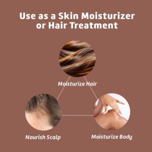 De La Cruz Expeller Pressed Coconut Oil for Dry Skin and Hair Moisturizer, 2.2 oz - Image 4