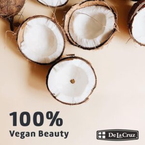 De La Cruz Expeller Pressed Coconut Oil for Dry Skin and Hair Moisturizer, 2.2 oz - Image 7