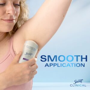 Secret Clinical Invisible Solid Antiperspirant and Deodorant for Women Stick, Clean Lavender, 2.6 oz - Image 7