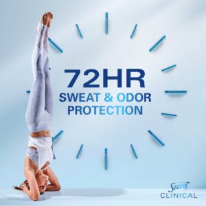 Secret Clinical Invisible Solid Antiperspirant and Deodorant for Women Stick, Clean Lavender, 2.6 oz - Image 8