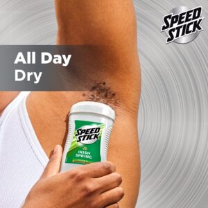 Speed Stick Irish Spring Antiperspirant Deodorant, Original - 2.7 oz, Male - Image 4