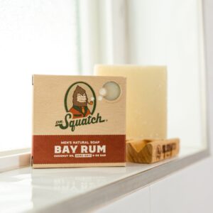 Dr. Squatch Men's Soap Variety 4 Pack - Men's Natural Bar Soap - Cold Brew Cleanse, Birchwood Breeze, Bay Rum, Eucalyptus Greek Yogurt - Image 5
