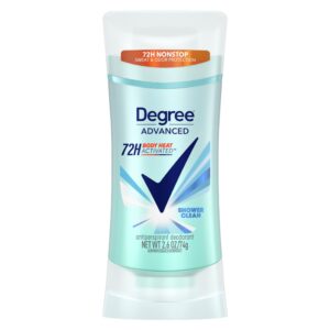 Degree Advanced Long Lasting Women's Antiperspirant Deodorant Shower Clean, 2.6 oz - Image 1