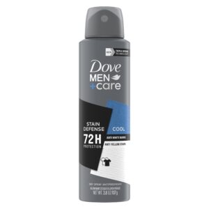 Dove Men+Care Stain Defense Long Lasting Antiperspirant Deodorant Dry Spray Twin Pack, Cool, 3.8 oz - Image 10