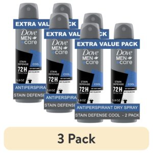 Dove Men+Care Stain Defense Long Lasting Antiperspirant Deodorant Dry Spray Twin Pack, Cool, 3.8 oz - Image 14
