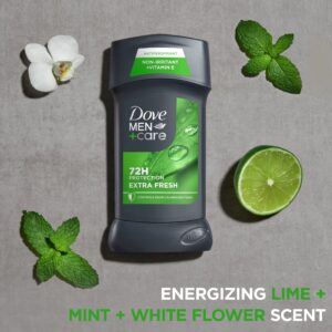 Dove Men+Care Antiperspirant Deodorant Stick for Men Extra Fresh with Moisturizing Cream Citrus Scent, 2.7 oz - Image 4