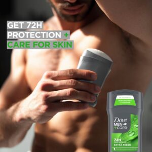 Dove Men+Care Antiperspirant Deodorant Stick for Men Extra Fresh with Moisturizing Cream Citrus Scent, 2.7 oz - Image 5