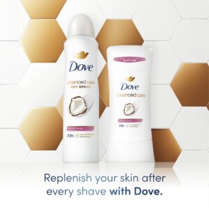 Dove Advanced Care Antiperspirant Deodorant Stick Caring Coconut, 2.6 oz Twin Pack - Image 6
