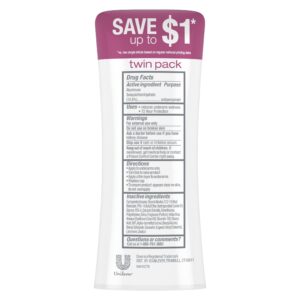 Dove Advanced Care Antiperspirant Deodorant Stick Caring Coconut, 2.6 oz Twin Pack - Image 7