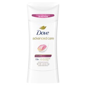 Dove Advanced Care Antiperspirant Deodorant Stick for Women Rose Petals, 2.6 oz - Image 1