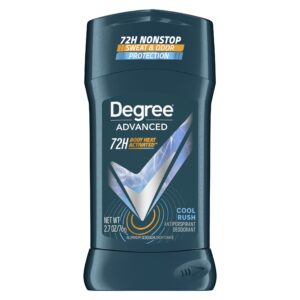 Degree Advanced Long Lasting Men's Antiperspirant Deodorant Stick Cool Rush, 2.7 oz - Image 14