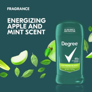 Degree Men Original Protection Antiperspirant Deodorant Stick for Men Extreme Blast Citrus Scent, 2.7 oz - Image 3
