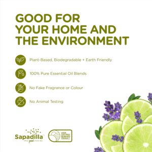 Sapadilla Liquid Hand Soap - Rosemary + Peppermint - Made with 100% Pure Essential Oil Blends, Cleansing & Moisturizing, Aromatic & Fragrant Hand Soap, Plant Based, Biodegradable, 12 Ounce (Pack of 1) - Image 14