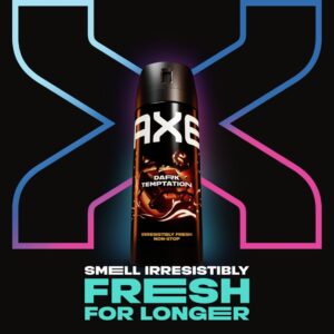 Axe Body Spray for Men Deodorant Dark Temptation, 5.1 oz Twin Pack - Image 4