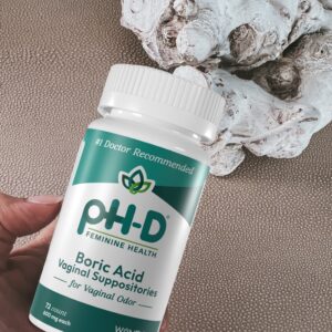 pH-D Feminine Health Boric Acid Vaginal Suppositories for Women's Health, 24 Count - Image 14