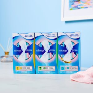 Always Infinity Feminine Pads for Women with Wings, Size 2 Heavy, Unscented, 46 Count - Image 21