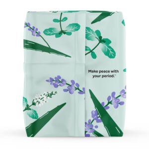 Honey Pot 100% Organic Cotton Cover Cooling Herbal Infusion Super Pads, 16 Count - Image 13