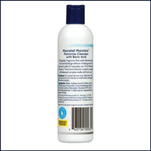 Monistat Boric Acid Feminine Cleanser, Fragrance Free Feminine Wash, 10 fl oz, 1 Pack - Image 8