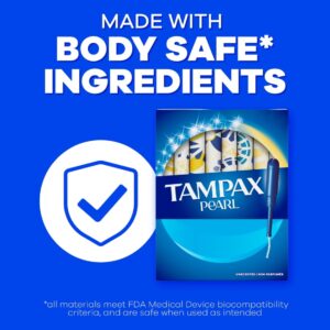 Tampax Pearl Tampons Duo Multipack with LeakGuard Braid, Regular/Super Absorbency, 34 Ct - Image 6