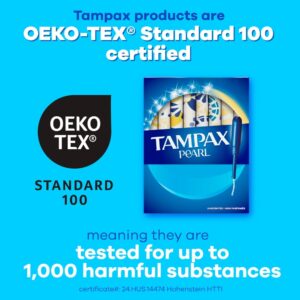 Tampax Pearl Tampons Duo Multipack with LeakGuard Braid, Regular/Super Absorbency, 34 Ct - Image 9